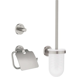GROHE QuickFix Start - Комплект аксесоари за тоалетна 3 в 1, „Supersteel 41204DC0 (41204DC0)