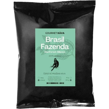 GourmetKava Brazil Fazenda Rainforest, кафе на зърна арабика: Не, благодаря ви. 250g