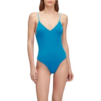 SUNDEK Бански костюм Sundek Ruth velvet one-piece swimsuit - Blue (Bilberry)