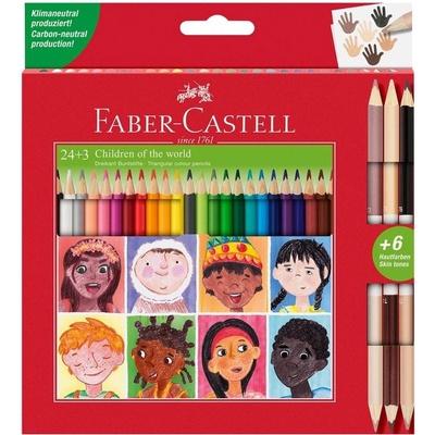 Faber-Castell Цветни моливи Triangular моливи, 24 стандартни (1015120699)