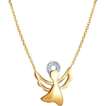 SAVICKI Ангелско колие: злато. диаманти