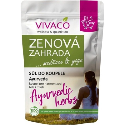 VIVACO Sůl do koupele ZENOVÁ ZAHRADA 1000 g