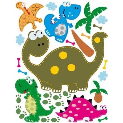 AG Design K0804 Dekorace na zeď Dinosaurus velký 65 x 85 cm