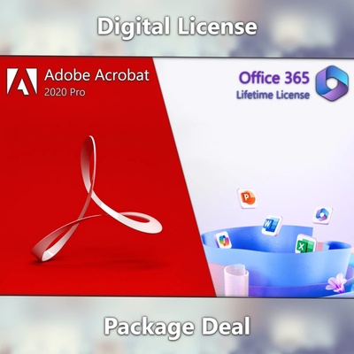 Microsoft Adobe Acrobat Pro 2020 + Microsoft Office 365