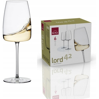 RONA Poháre na víno LORD 6 x 420 ml