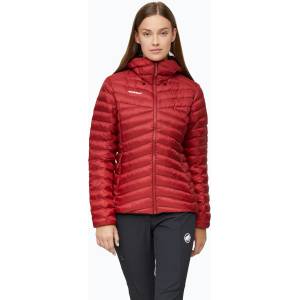 Mammut Дамско ватирано яке Mammut Albula IN Hooded Jacket Women dark mammut red