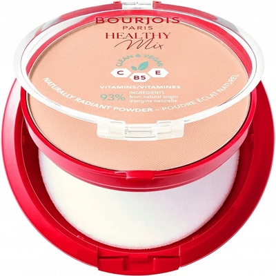 Bourjois Paris Healthy Mix rozjasňující matující pudr 04 Golden Beige 10 g