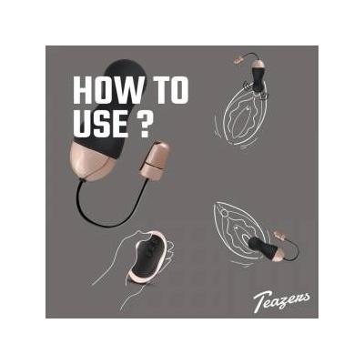 Boss of Toys Teazers Vibrating Egg With Remote Control