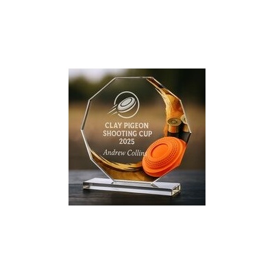 Poháry Bauer Skleněná trofej CR2024301M21 Střelba