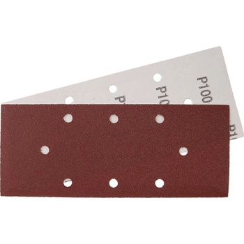 Brúsny papier 93x230mm, P100, 8 otvorov, 5ks !OBJ!