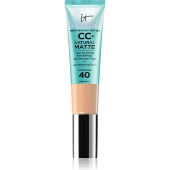 IT Cosmetics Your Skin But Better CC+ Natural Matte CC крем за матиране SPF 40 Light Medium 32ml
