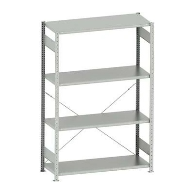 META zásuvný základní regál 2000 x 1300 x 500 mm 4 police 230 kg
