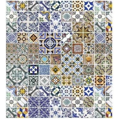 Флизелинов фототапет португалски плочки 225 x 250 см