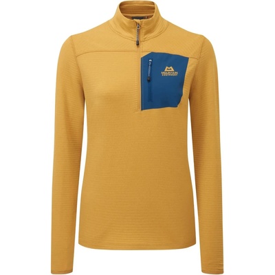 Mountain Equipment Дамски поларен пуловер Mountain Equipment Women's Lumiko Zip-T Fleece jumper - Butterscotch / Maj - размер 36 (EU) (105-7226-0112)