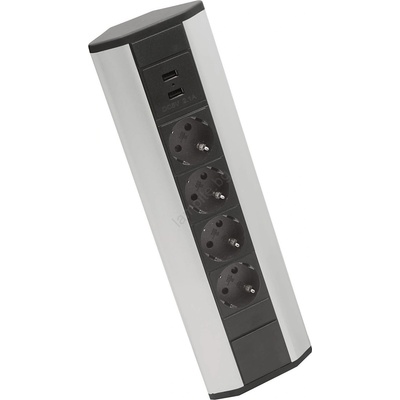 Delight 4 Plug + 2 USB (20484)