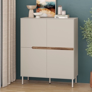 TopMebel Конзола Arch TopMebel от меламин в цвят пясъчник 98x40x120, 5cm
