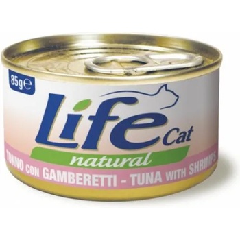 Life Pet Care Life Cat Natural Tuna & Shrimps - с риба тон и скариди 85 гр