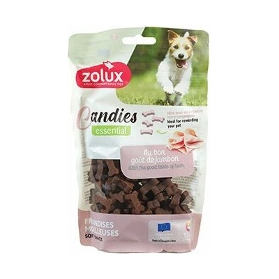 Zolux Pochúťka pes CANDIES kocky šunkové 150 g