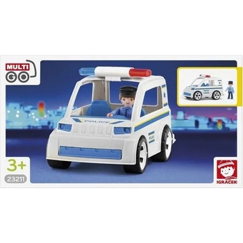EFKO Igráček Policajné auto s policajtom