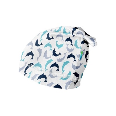 Petit Lulu dětská čepice homeless delfínci
