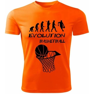 Evolution BASKETBAL dětské tričko oranžové
