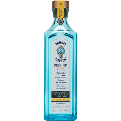 BOMBAY SAPPHIRE PREMIER CRU MURCIAN LEMON 47% 0,7 l (čistá fľaša)