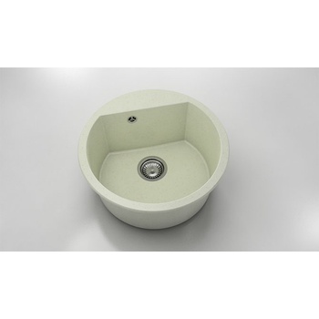 Image 1 of FAT Кръгла мивка Vanguard 223, Granicite, 209 Arctic, с включен сифон