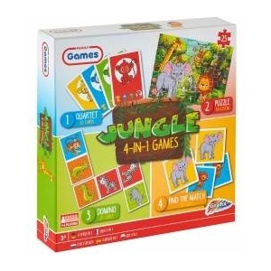 Grafix 4-in-1 Games - Jungle