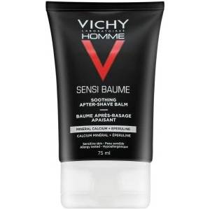 Vichy Homme успокояващ балсам за след бръснене Sensi Baume Soothing After-Shave Balm 75 ml