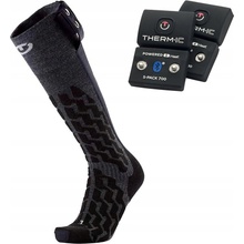 Therm-ic Vyhrievané ponožky PowerSock Heat Fusion V2 čierna / šedá