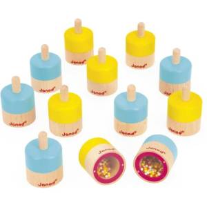Janod Sensory Сензорна звукова игра за деца Пексесо Мемо 12 бр (J05309)