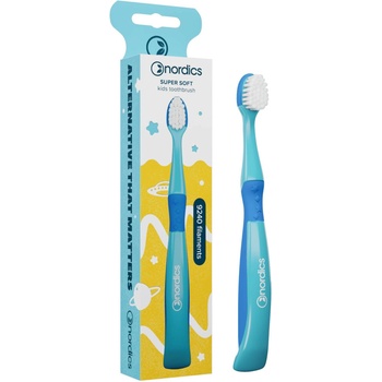 Nordics Премиум детска четка за зъби Русалка 9240, Soft, синя