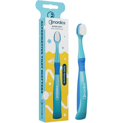 Nordics Премиум детска четка за зъби Русалка 9240, Soft, синя