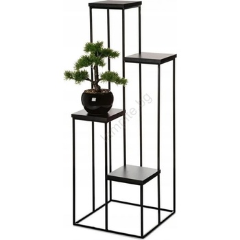 Image 1 of HowHomely Стойка за цветя KASKADA 110x40 черен (DD0192)