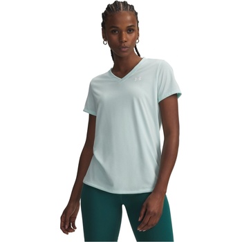 Under Armour Tech V-Neck Short Sleeve Womens - Refresh Mint