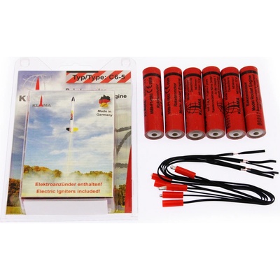 Klima raketový motor C6-5 EL 6ks