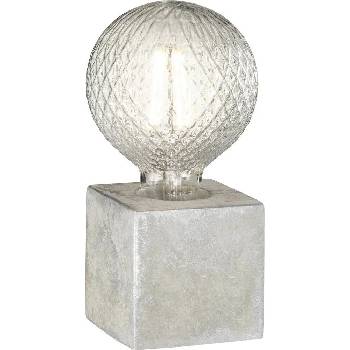 WOFI 8213.01. 50.7000 - Настолна лампа BROAD 1xE27/10W/230V бетон (W4747)