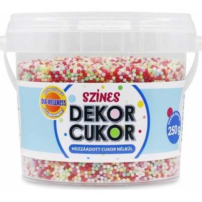 Dia Wellness Posyp na tortu - farebné guličky 250g