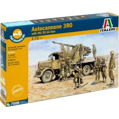 Italeri Autocannone RO3 w/ 90/53 AA Gun 1:72