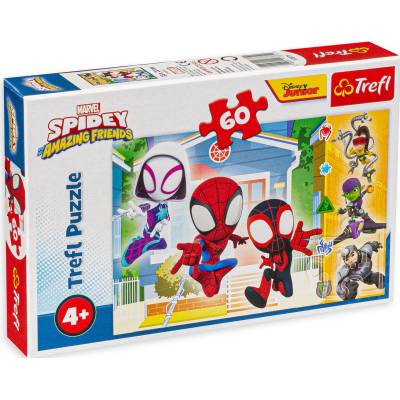 Trefl Пъзел Trefl от 60 части - Светът на Спайди (17371)