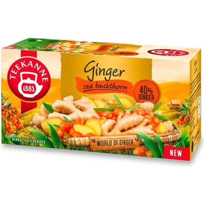 Teekanne Čaj World of Ginger Extra Strong zázvor 20 x 1,75 g