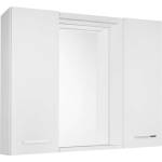 SAPHO Zoja - Огледален шкаф с осветление, 70x60x14 см, 2 врати, бял 45025S (45025S)