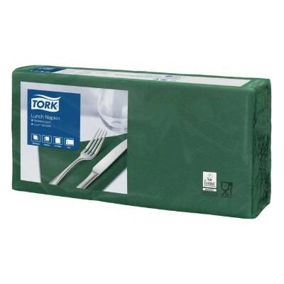 TORK Ubrousky Exclusiv tm. zelená 2V 33x33 cm 200 ks