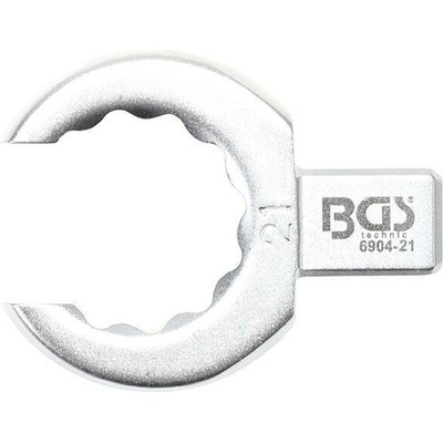 BGS Technic Otevřený očkový klíč 21 mm, nástrčný s upínáním 9 x 12 mm BGS 6904-21