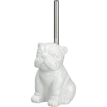 Wenko WC kefa a držiak Bulldog 22 cm keramický biely