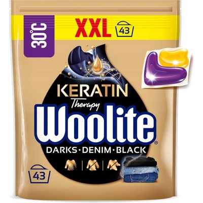 Woolite Kapsle s Keratinem na praní Dark Black Jeans 43 PD