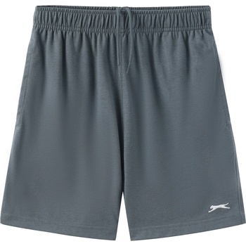 Slazenger Юношески къси панталони Slazenger Jersey Shorts Junior - Slate