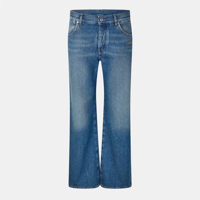 OFF WHITE Дънки OFF WHITE Women's Straight Leg Jeans - Medium Blue