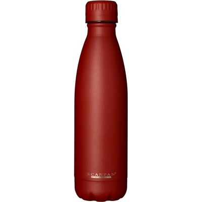 To Go Scanpan Termo láhev 500 ml nerezová červená