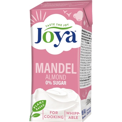 Joya Cuisine Rastlinný krém na varenie a na šľahanie s kokosom a mandľami 200 ml